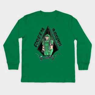 The Green Arrow Kids Long Sleeve T-Shirt